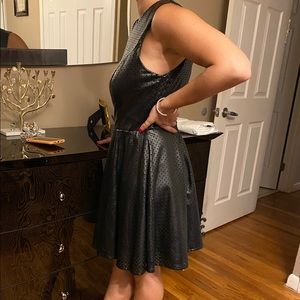 Renvy faux leather dress